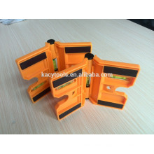 KC-MN01 Promotion customized column plastic post spirit level with magnetic